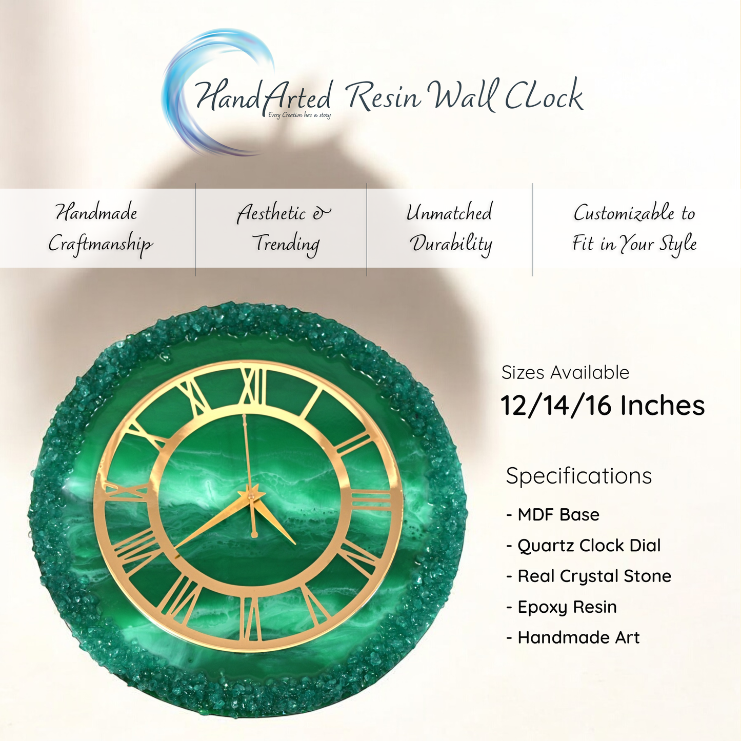 Garden Luxe Clock