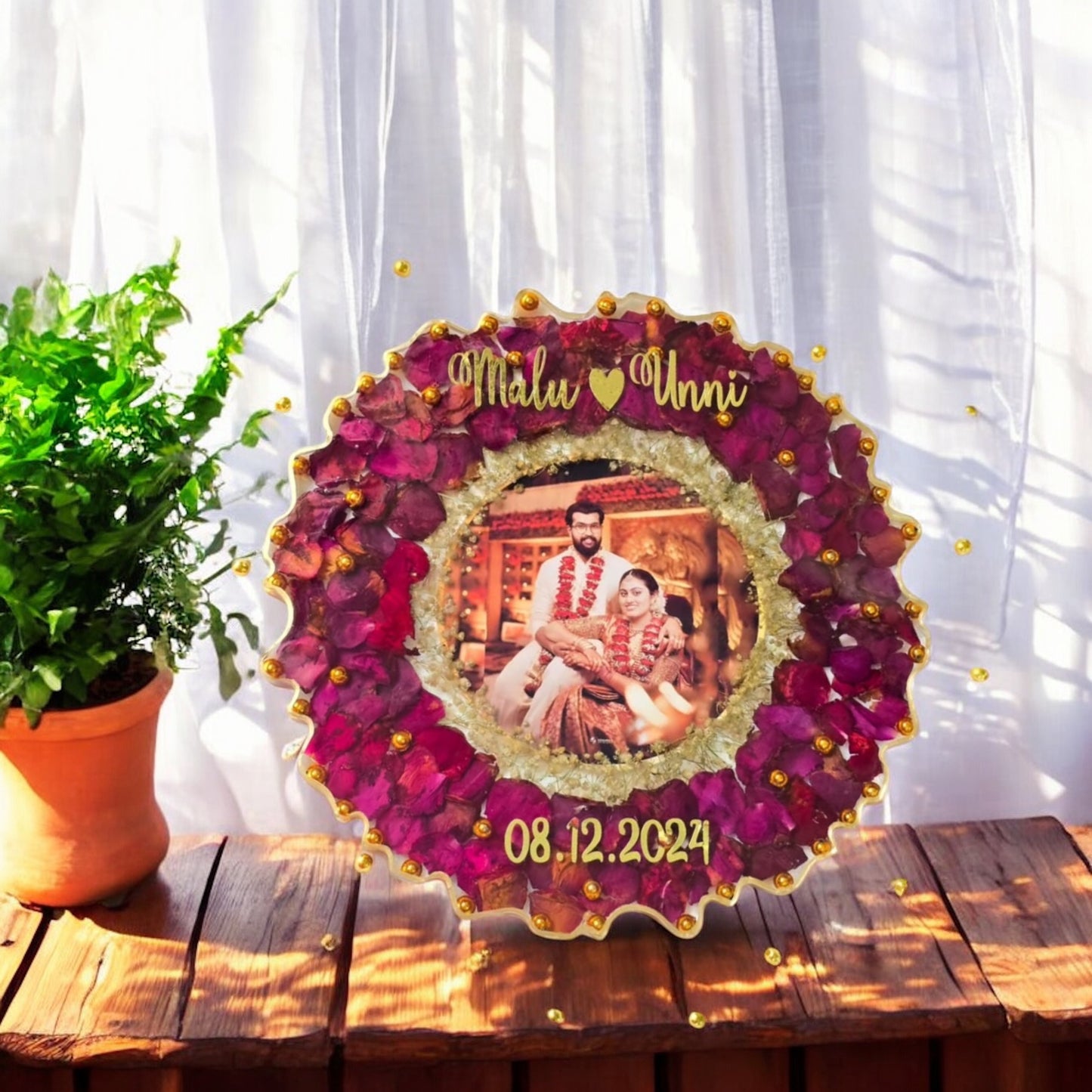 π Personalized Agate Resin Photo Frames β Your Memories, Forever Preserved