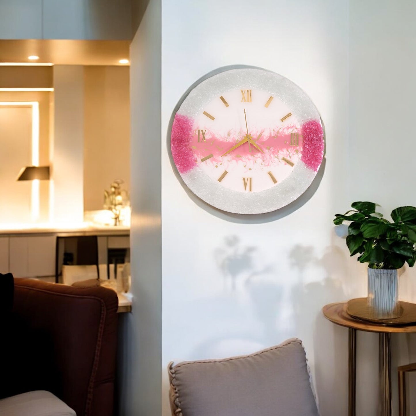 Rose Quartz Clock