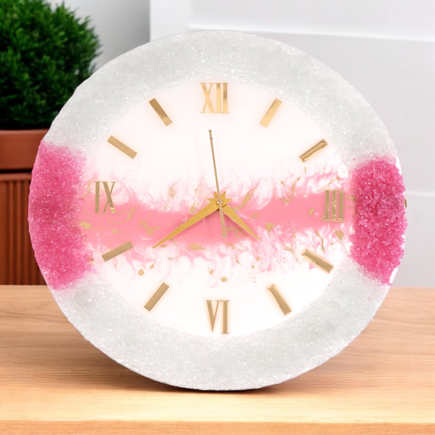 Rose Quartz Clock