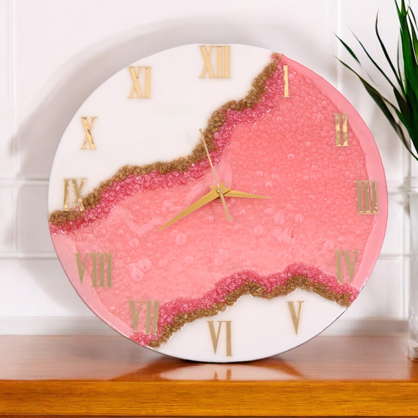 Blush Aura Clock