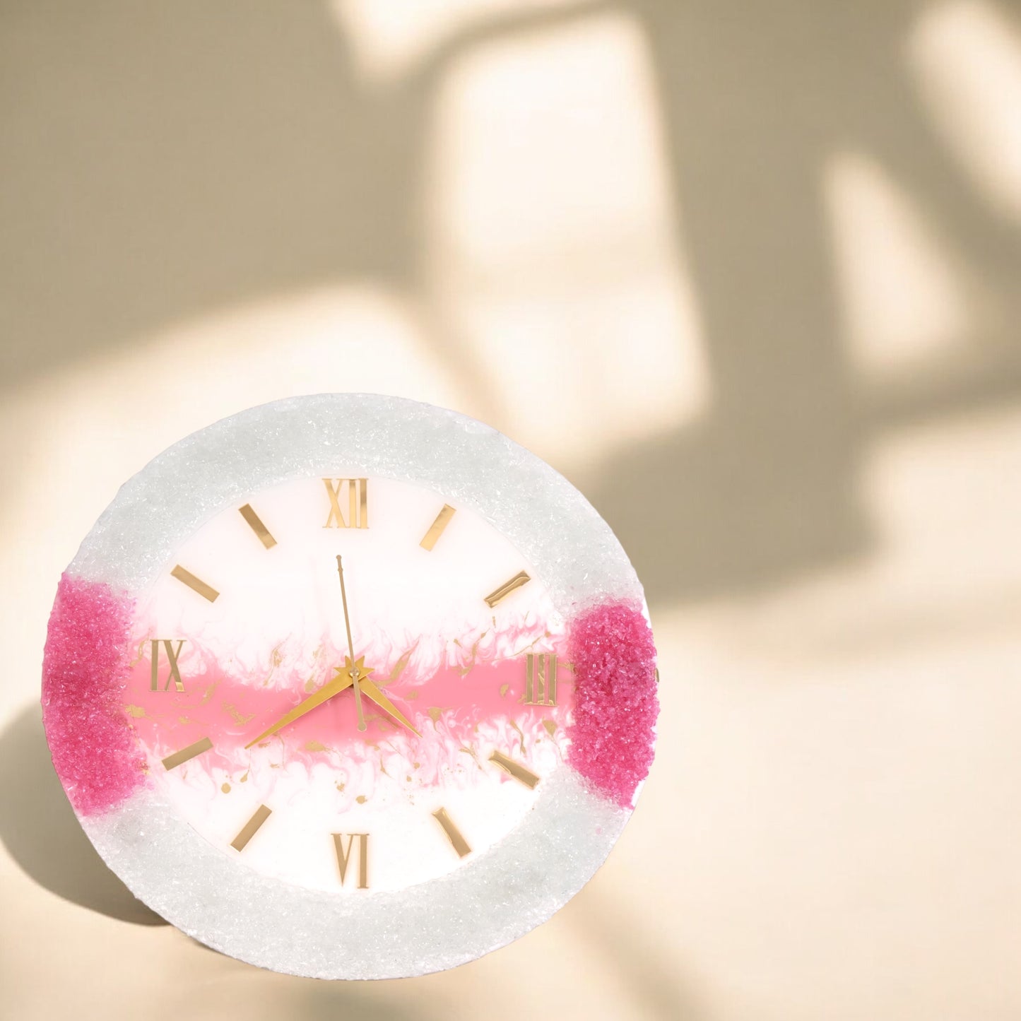 Rose Quartz Clock