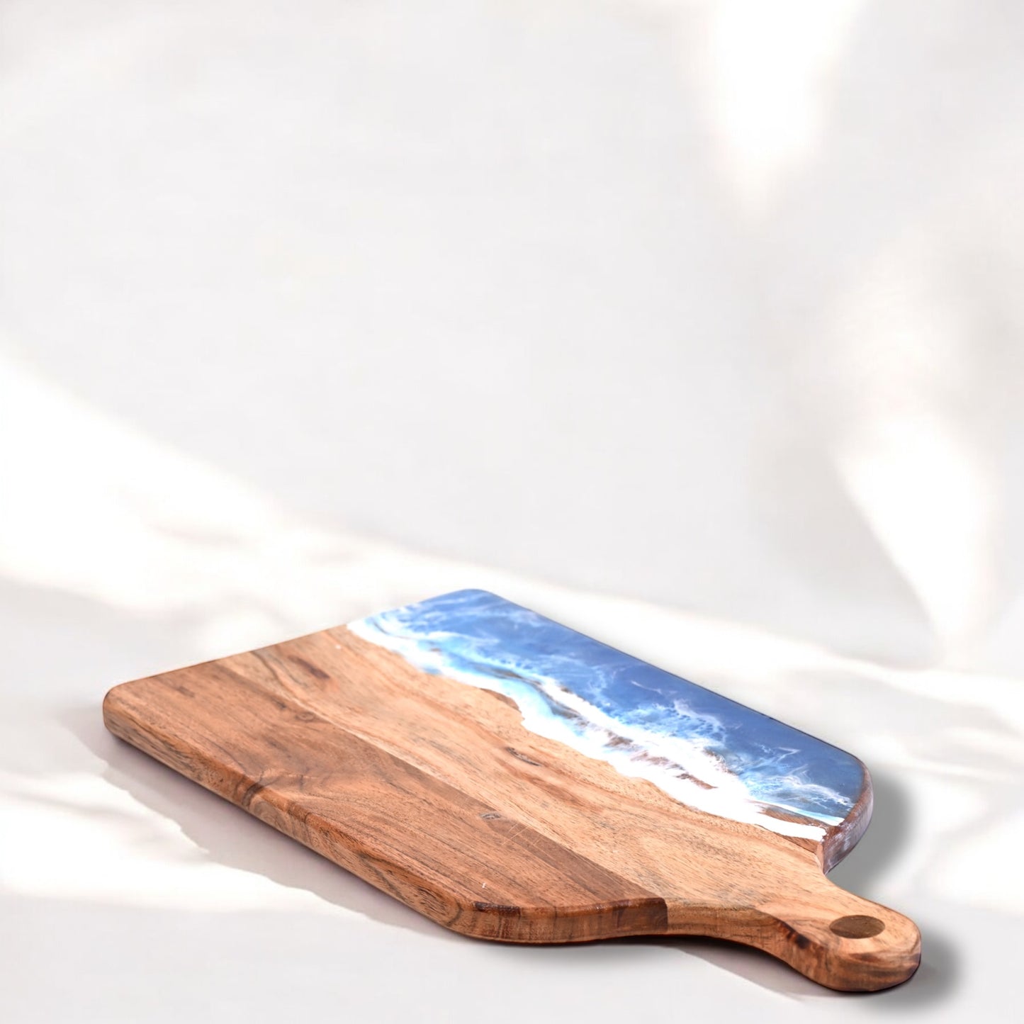 HandArted Resin Chopping Board – Ocean Wave Edition