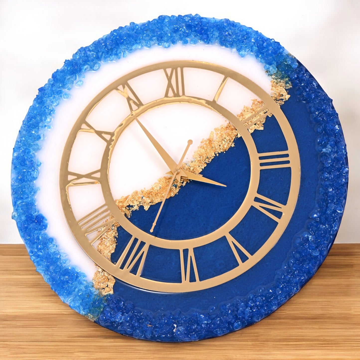 Blue Crest Clock
