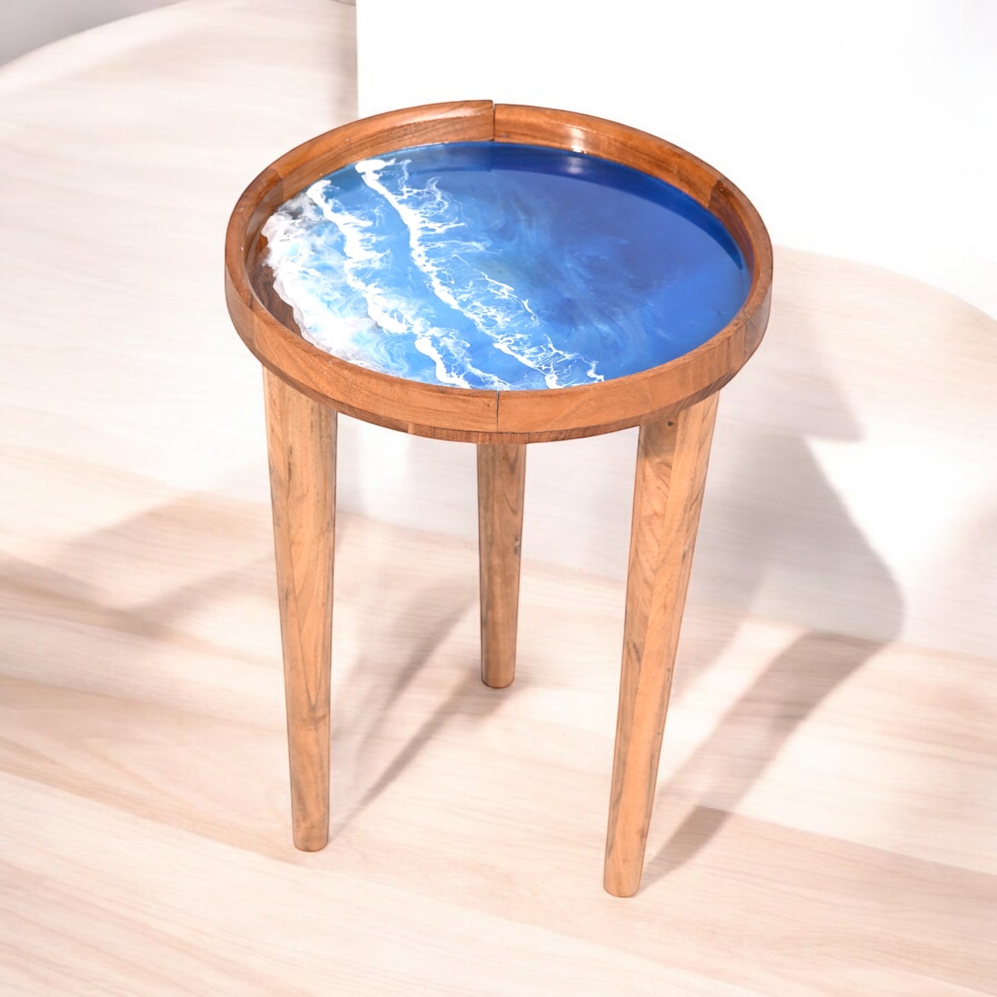 HandArted Sea Beach Resin Coffee Table