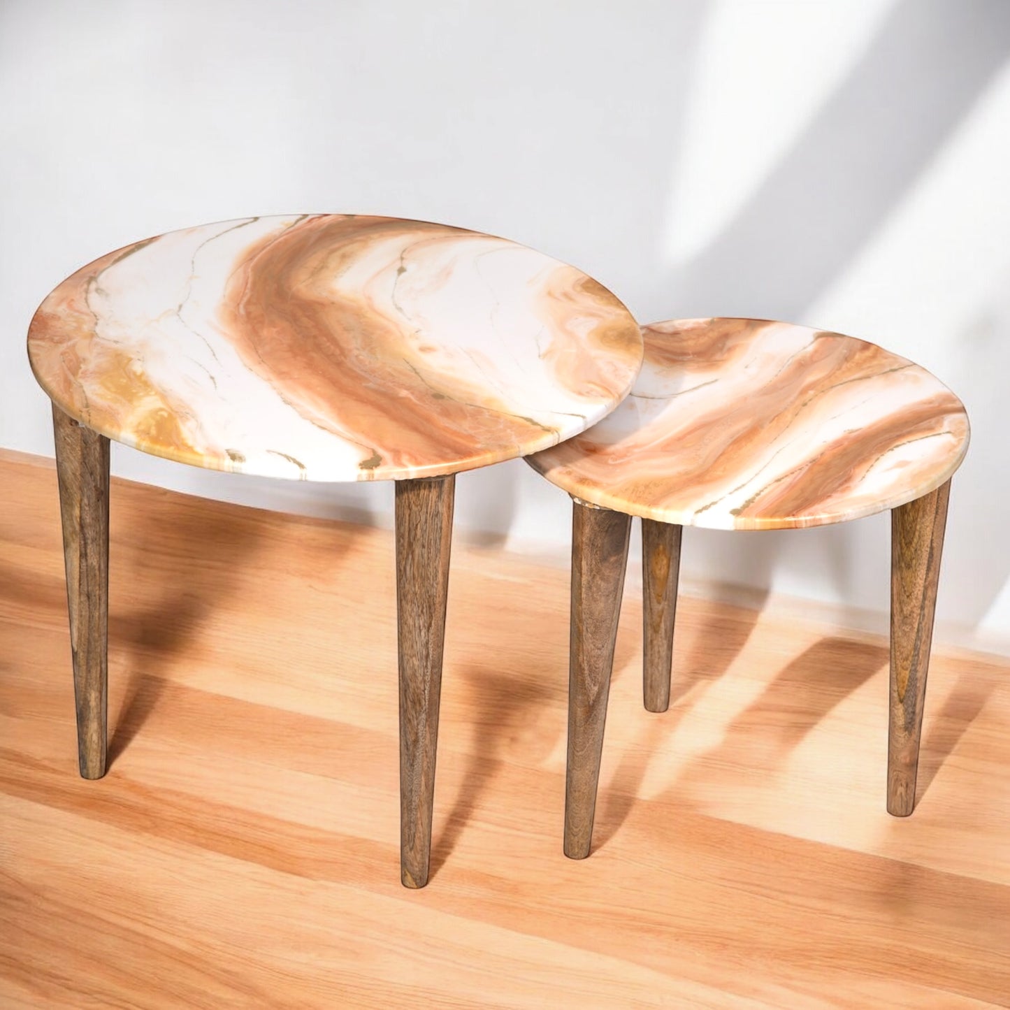 HandArted Stone Art Resin Coffee Table