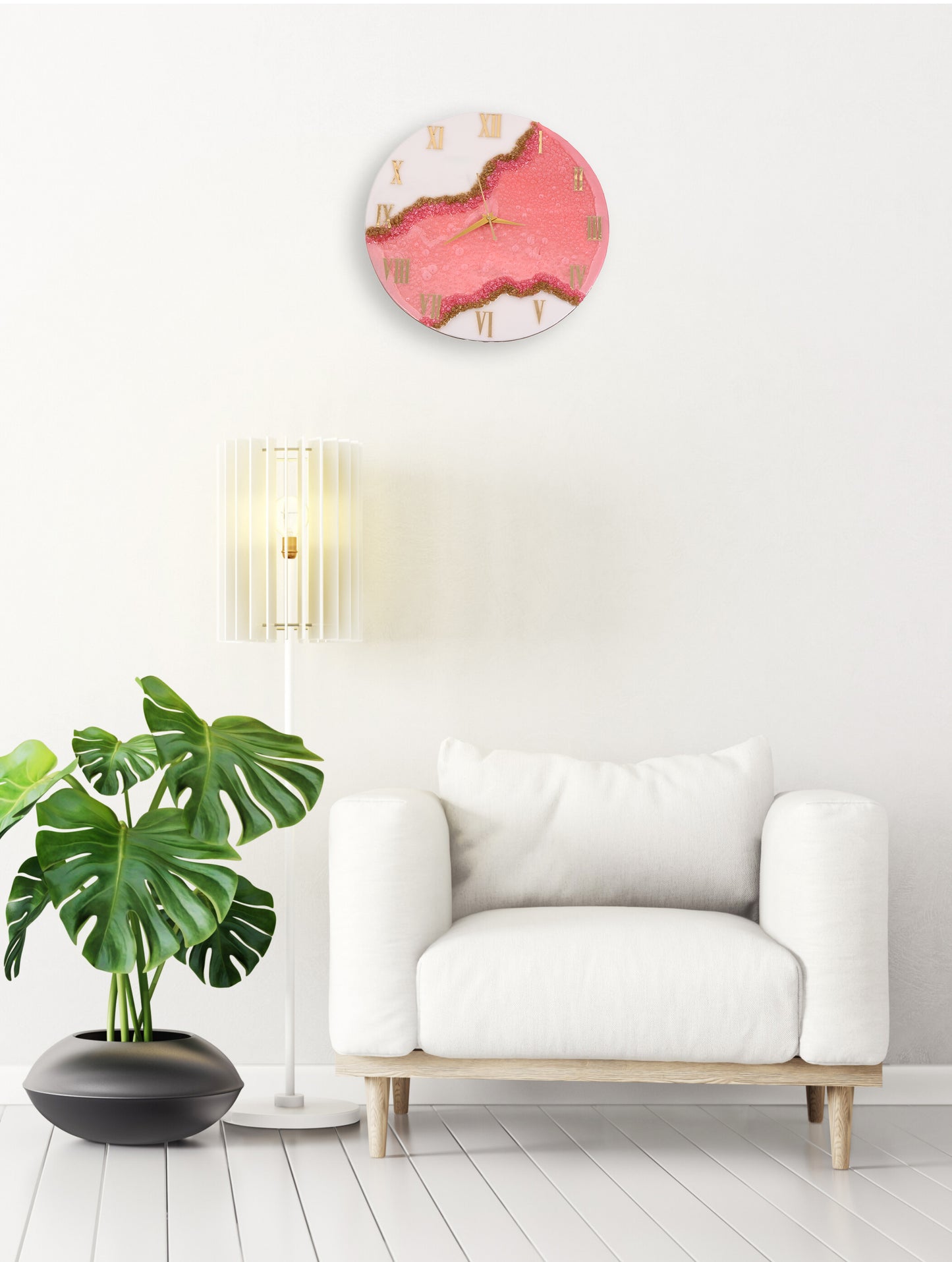 Blush Aura Clock