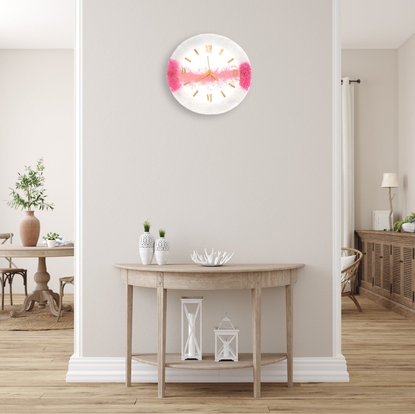 Rose Quartz Clock