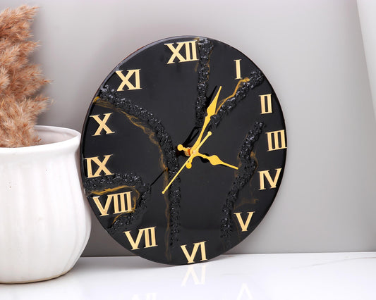 Midnight Lava Clock