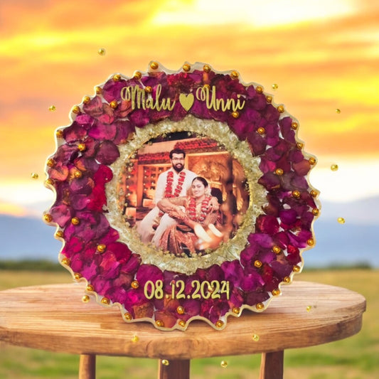 💖 Personalized Agate Resin Photo Frames – Your Memories, Forever Preserved