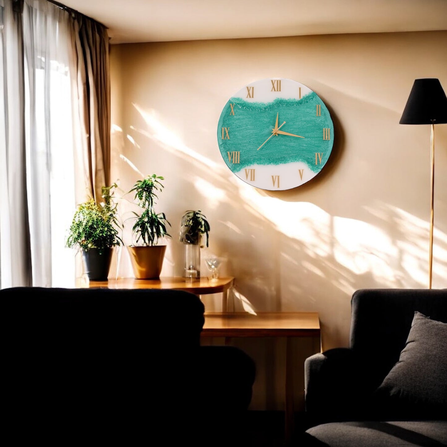 Elevate Your Space with HandArted Resin Wall Clock – Where Art Meets Time