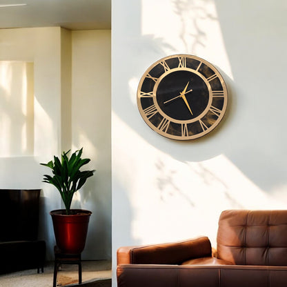 Elegant Resin Wall Clock – Handcrafted Luxury for Your Home