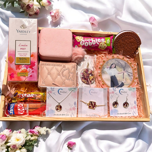 💝 Customized Resin Rakhi Gift Hamper for Sister – A Blessed Keepsake of Love, Elegance & Memories