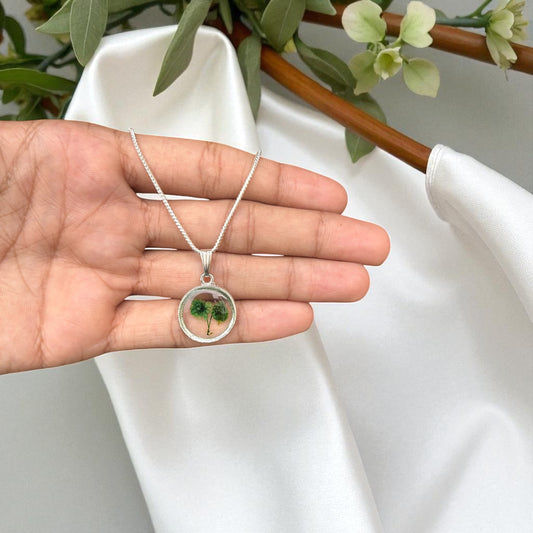 Nature's Gilded Pendant