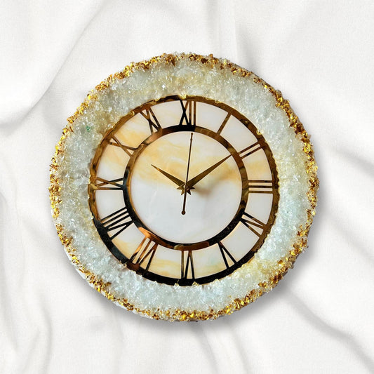 Golden Halo Clock
